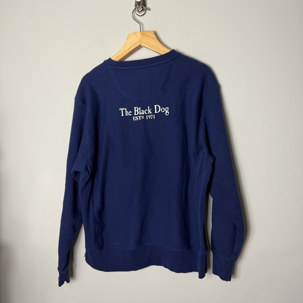 The Black Dog Martha’s Vineyard Crewneck Men’s Pullover Sweatshirt Large *K - Picture 7 of 8